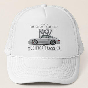 Modifica Classica 1997 Carrera 4S Arktis-Silber Truckerkappe