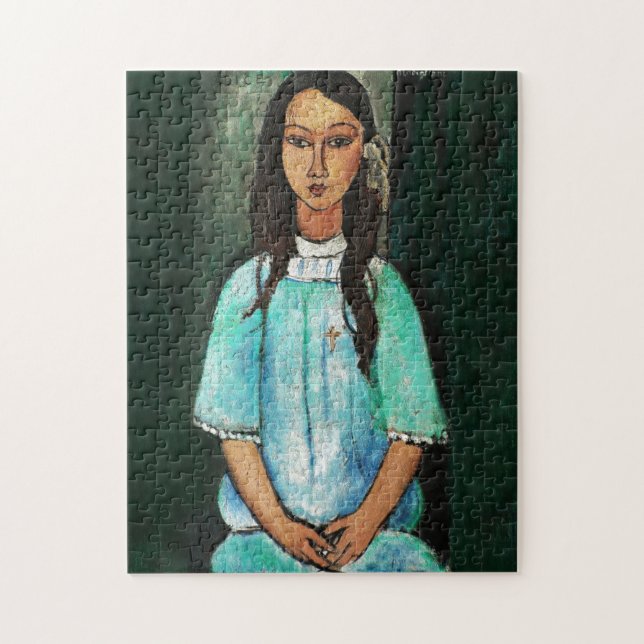 Modigliani Alice Vintag Fine Art Malerei Puzzle (Vertikal)