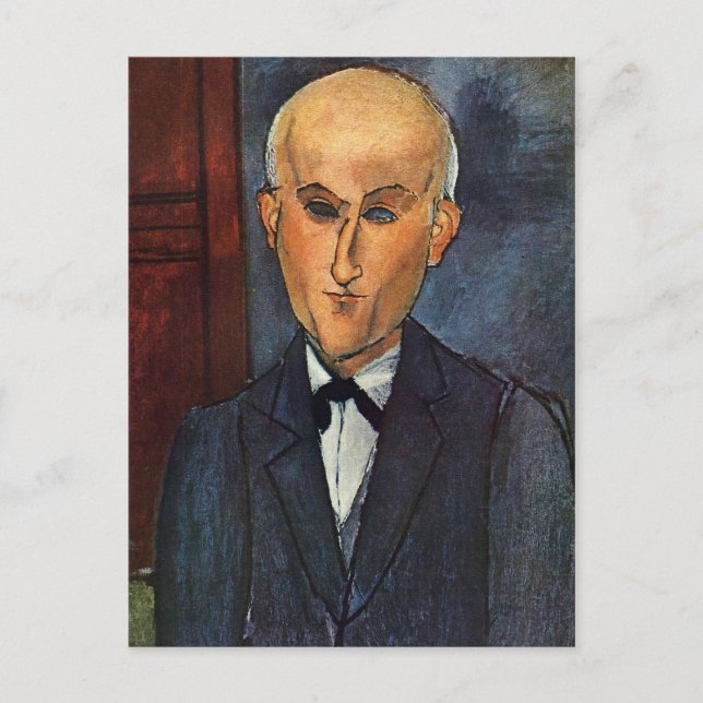 Modigliani Amedeo Portrait Postkarte (Vorderseite)