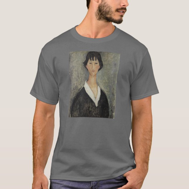 Modigliani Amedeo Porträt T-Shirt (Vorderseite)