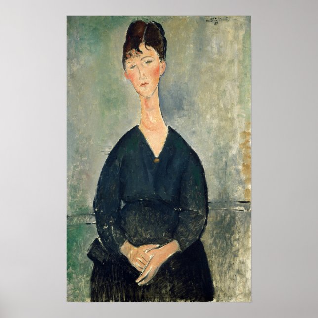 Modigliani - Cafe Singer 1917 Poster (Vorne)