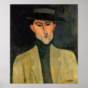 Modigliani - Mann mit Hut 1915 Poster