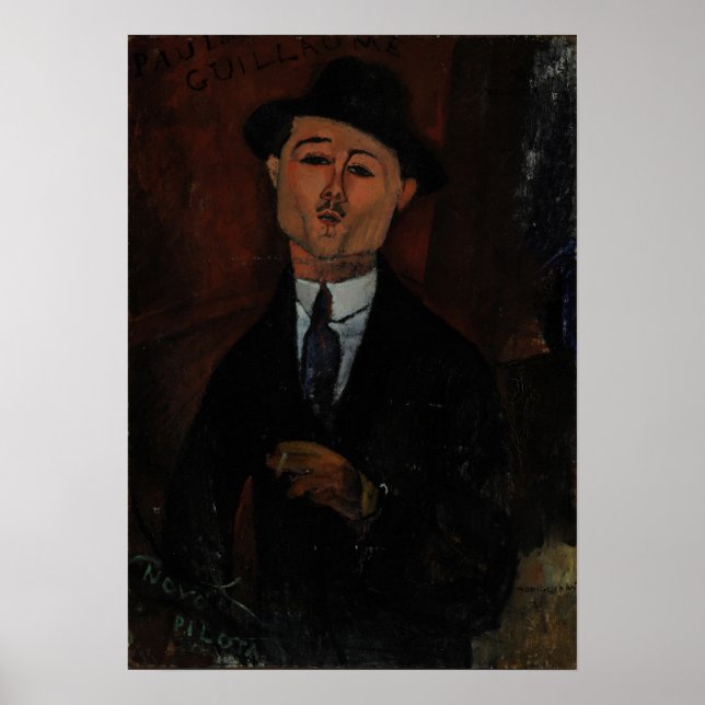 Modigliani - Paul Guillaume 1915 Poster (Vorne)