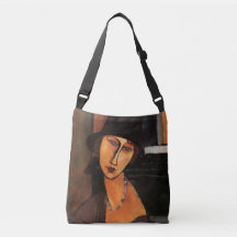 Modigliani - Portrait von Jeanne Hebuterne w/Hat