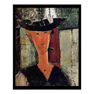Modigliani - Portrait von Madame Pompadour Poster
