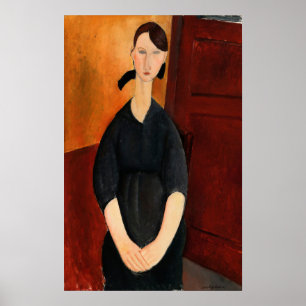 Modigliani - Portrait von Paulette Jourdain 1919 Poster