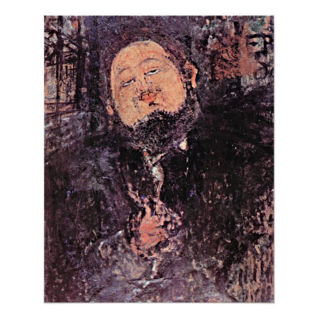 Modigliani - Porträt von Diego Rivera Poster (Vorderseite)