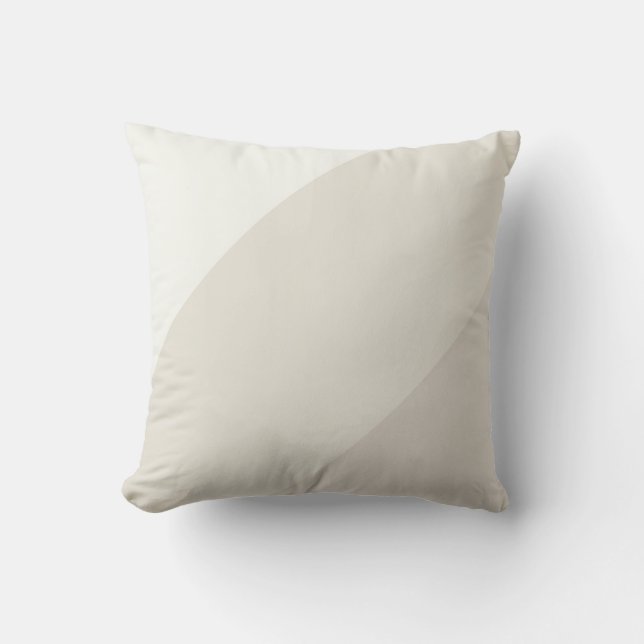 Modisch Elegant Pastellfarben Beige Farbharmonie V Kissen (Vorderseite)