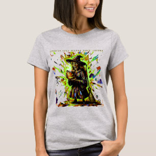 Modisch - Ghule - Hexe mit grünen Augen T-Shirt