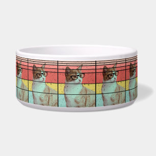 MODISCH LUSTIG SÜßE KATZE VINTAGE  NAPF