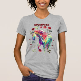 Modisch Oma Unicorn T-Shirt