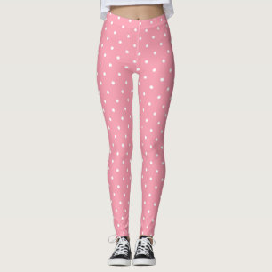 Modisch-weiße Kreise Docks Hot Pink Elegant Trendy Leggings