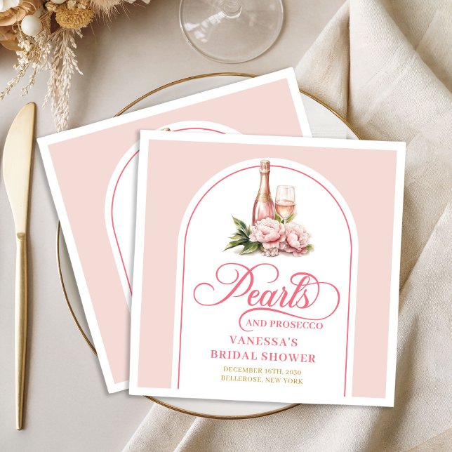 Modische Aquarell-Servietten Brautdusche Name Serviette (Trendy watercolor napkins bridal shower name tag

)