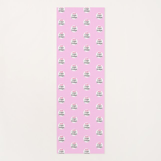 Modische Berufliche Business Custom Pink Yogamatte (Vorderseite)