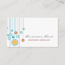 Modische Blumenmuster-Visitenkarte Visitenkarte