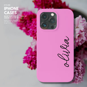 Modische einfache Lila iPhone-Hülle mit Namen Case-Mate iPhone Hülle
