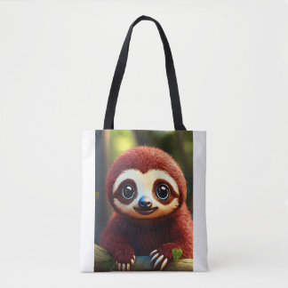 # modische Fans: Tasche mit niedlichem Affenprint