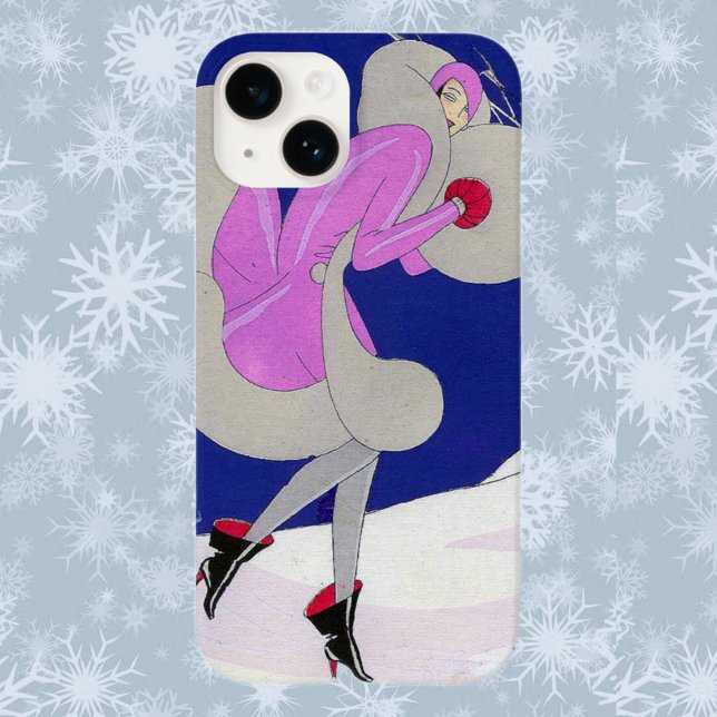 Modische Frau im Winter Case-Mate iPhone Hülle (Von Creator hochgeladen)