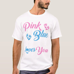 Modische Gender-Offenlegung Oma-Lieben Pink O T-Shirt