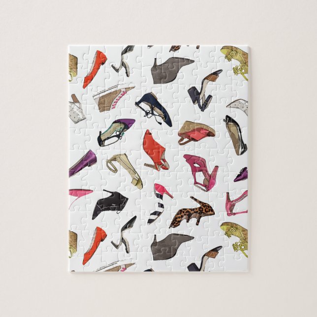 Modische Mode beschuht Puzzlespiel Puzzle (Vertikal)