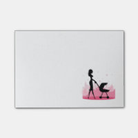 Modische Mommy Pushing Baby Carriage