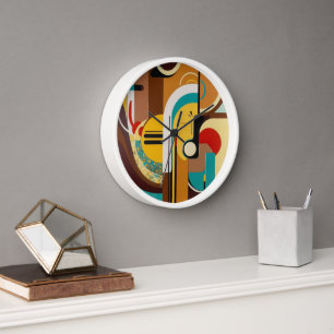 Modische Panda Art Spaß und Whimsical Uhr