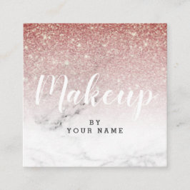 Modische schicke quadratische visitenkarte