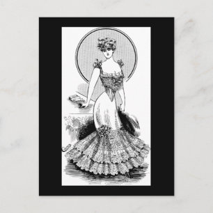 Modische Taille 1906 Postkarte