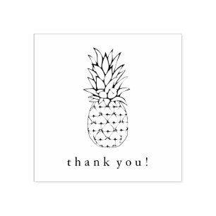 Modische tropische Ananas Gummistempel