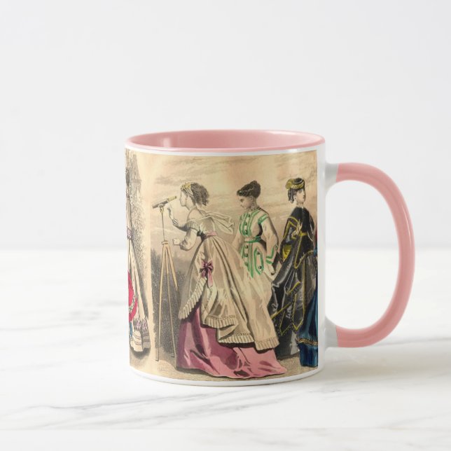 Modische Viktorianische Damen Tasse (Rechts)