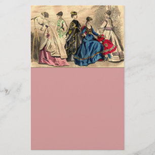 Modische Viktorianische Ladys Stationery Briefpapier
