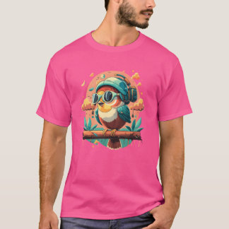 Modische Vogelfreunde T-Shirt