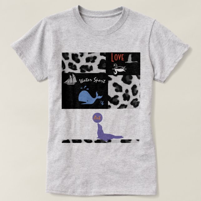 Modischer Designer T/Shirt T-Shirt (Design vorne)