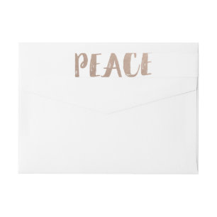 Modischer Friedensumgriffsfeiertags-Aufkleber