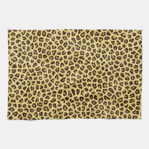 Modischer Leopard-Gepard-Druck Geschirrtuch