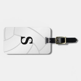 Modischer Monogramm-Volleyball-Gepäckanhänger Gepäckanhänger