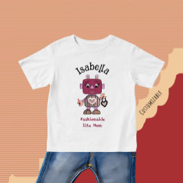 Modischer Roboter-Baby-T - Shirt