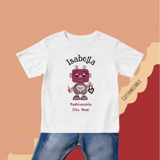 Modischer Roboter-Baby-T - Shirt (Von Creator hochgeladen)