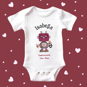 Modischer Roboterkarosserieanzug Baby Strampler