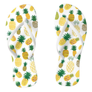 Modisches Ananas-Muster Flip Flops
