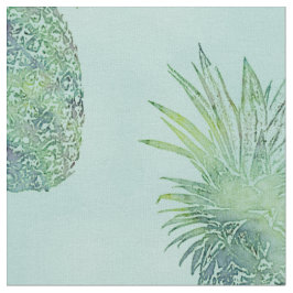 Modisches Aquarell-Ananas-Muster Stoff