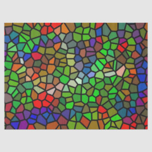 Modisches buntes Buntglas Seidenpapier