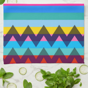 Modisches Chevron-Streifenmuster #27 Handtuch