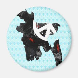 Modisches Friedenszeichen Bangladeschs mit Magnet