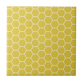 Modisches gelbes geometrisches fliese