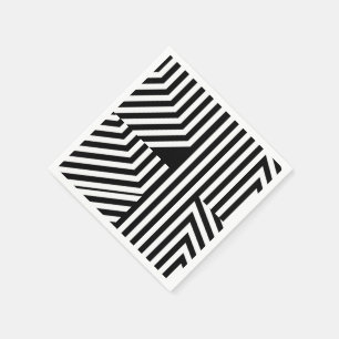 Modisches geometrisches serviette