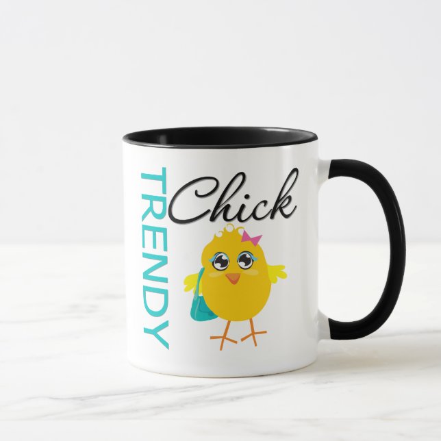 Modisches Küken 1 Tasse (Rechts)