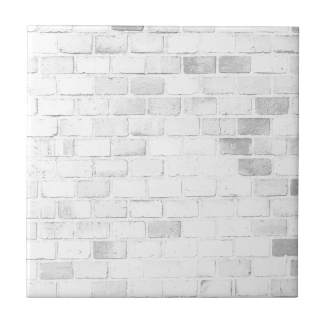 Modisches Muster der weißen Backsteinmauer Fliese (Vorderseite)
