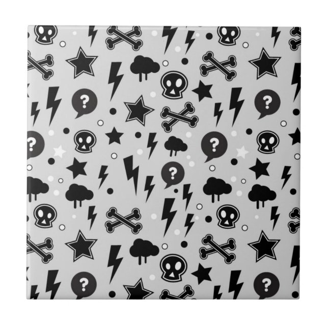 Modisches Muster Fliese (Vorderseite)