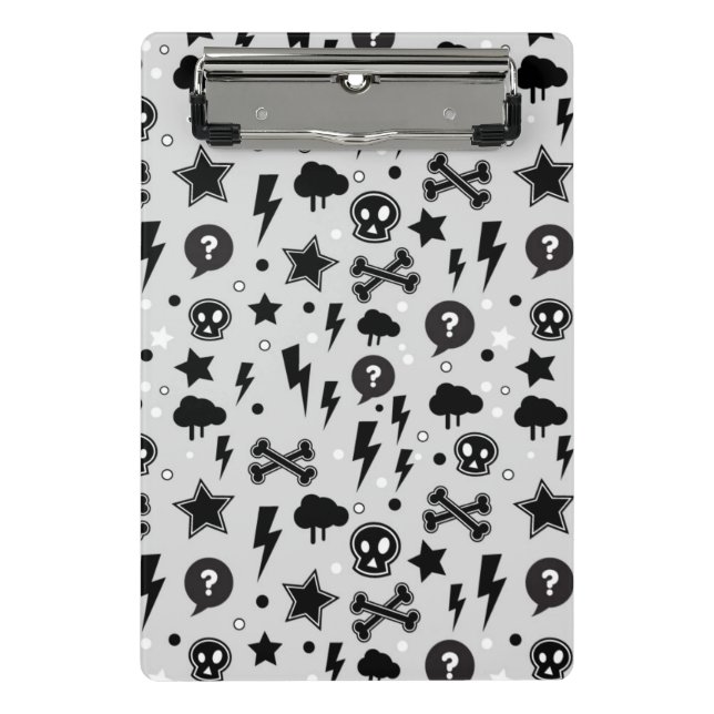 Modisches Muster Mini Klemmbrett (Vorderseite)